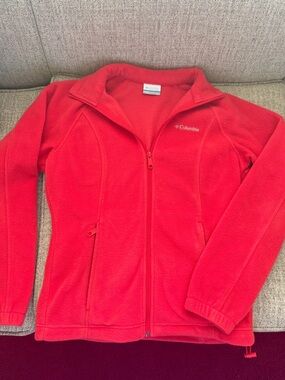 Columbia Peach color Full-Zip Fleece Jacket XS